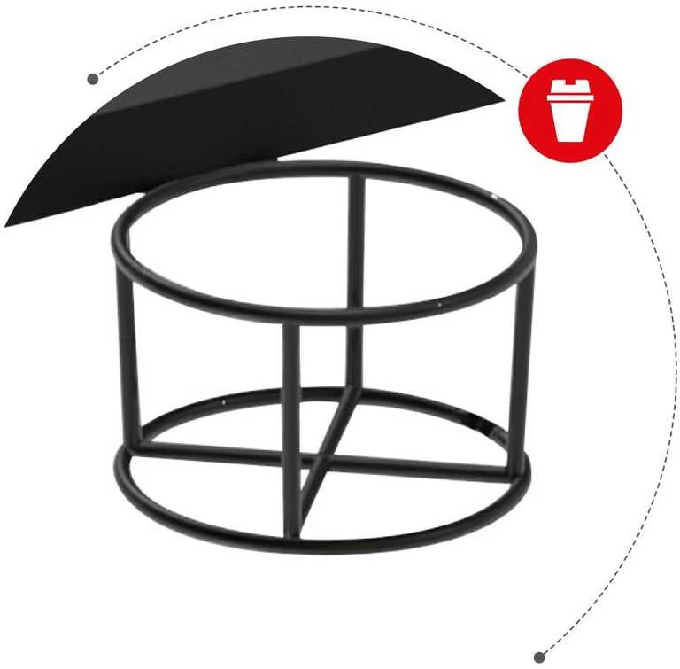 Kampinis žaidimų stalas Huzaro Hero 6.3, Juodas