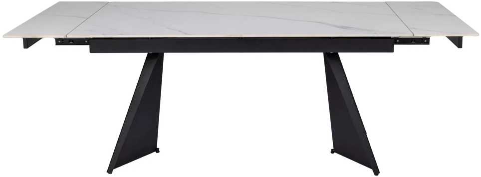 Signal Meble Valgomojo stalas Laconi, 160-220 x 90 cm, balta