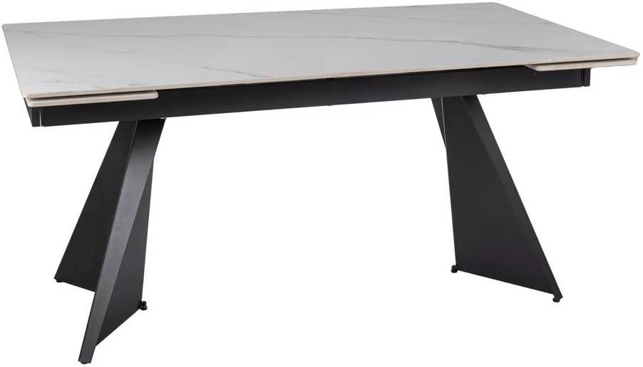 Signal Meble Valgomojo stalas Laconi, 160-220 x 90 cm, balta