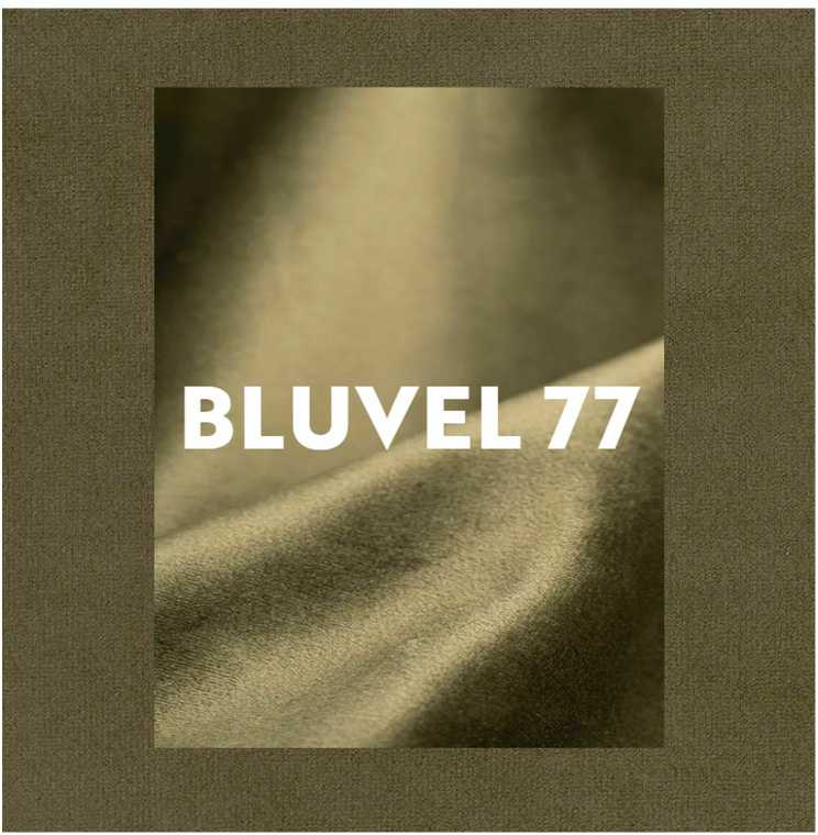 Signal Meble Signal 4-ių kėdžių komplektas Ralph Velvet, žalias
