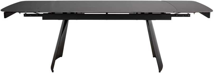 Signal Meble Valgomojo stalas Bacardi, 160-240 x 90 cm, juoda