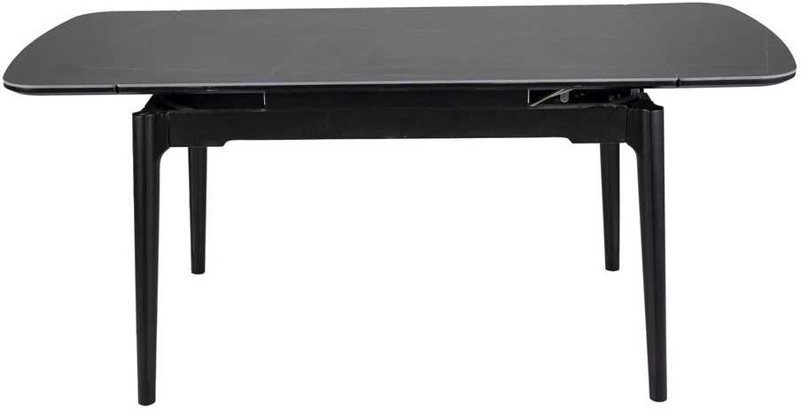 Signal Meble Valgomojo stalas Sento, 120-180 x 80 cm, juoda