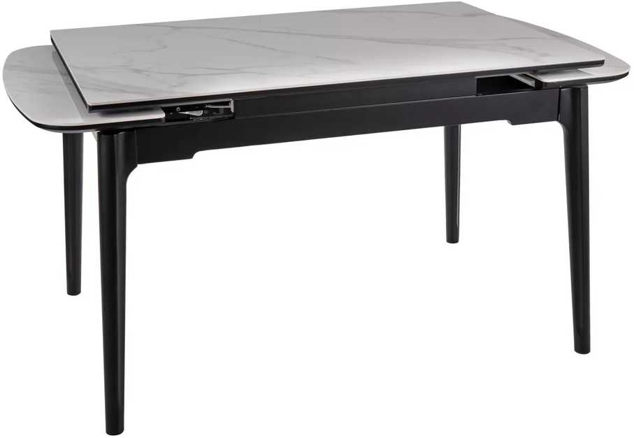 Signal Meble Valgomojo stalas Sento, 120-180 x 80 cm, balta