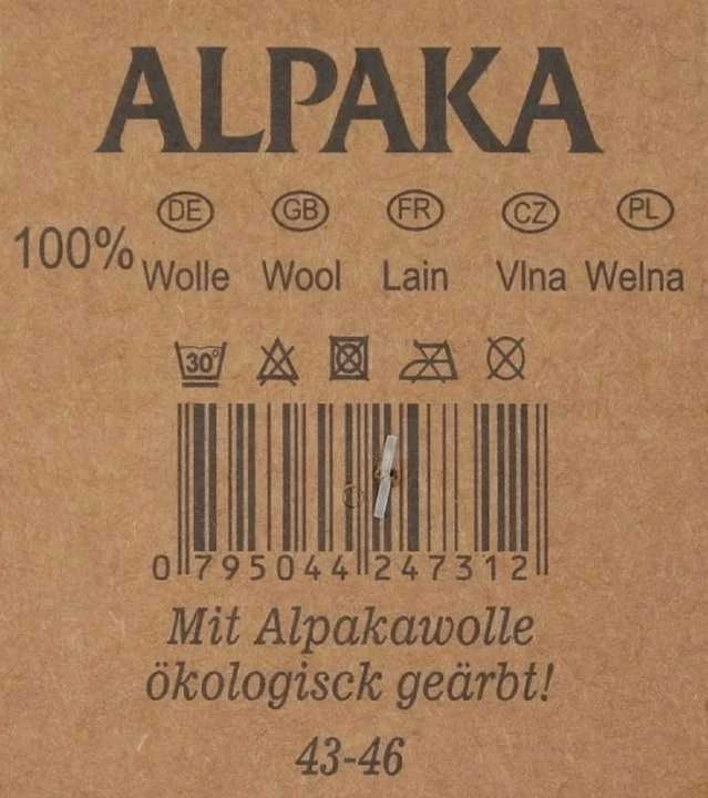 Alpaka Vyriškos storos vilnonės kojinės , 3 poros