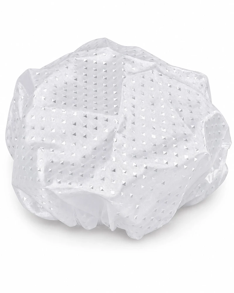 Balta dušo kepuraitė WHITE