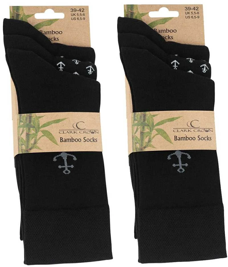 Clark Crown® vyriškos BAMBOO kojinės su inkaro dizainu, 6 poros