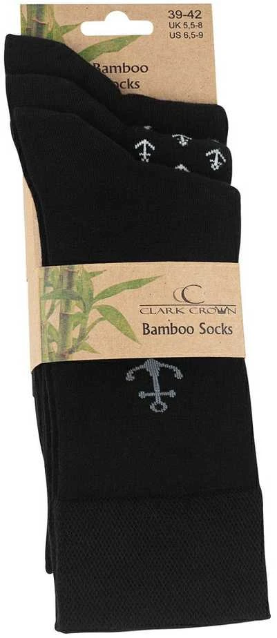 Clark Crown® vyriškos BAMBOO kojinės su inkaro dizainu, 3 poros