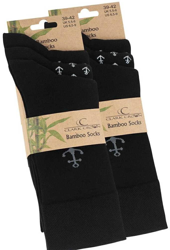 Clark Crown® vyriškos BAMBOO kojinės su inkaro dizainu, 6 poros