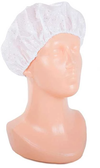 Balta dušo kepuraitė WHITE