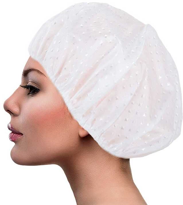 Balta dušo kepuraitė WHITE