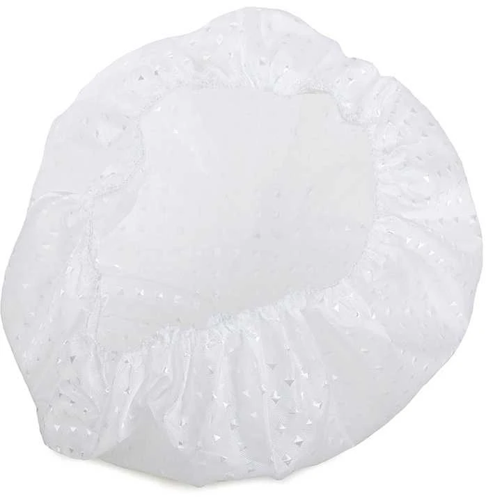 Balta dušo kepuraitė WHITE