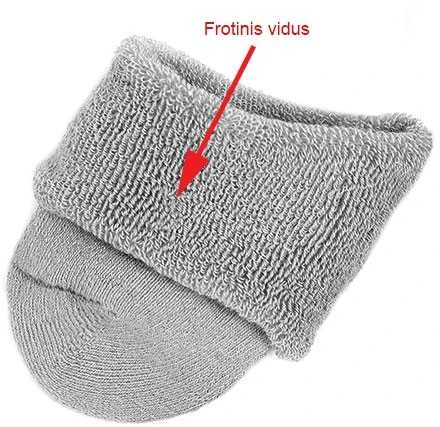 CN Moteriškos frotinės kojinės (2 poros) 5002-5