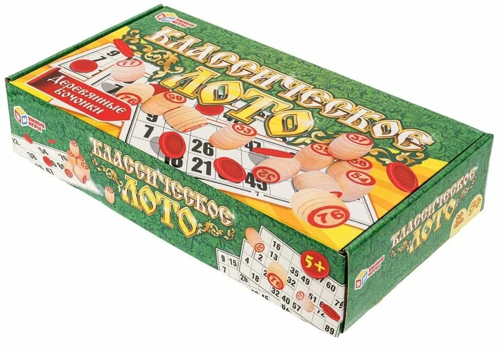 Klasikinis medinis loto – stalo žaidimas