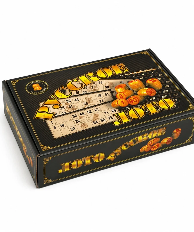 Klasikinis medinis loto – stalo žaidimas