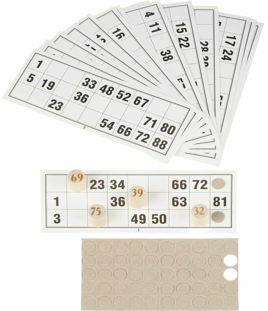 Klasikinis medinis loto – stalo žaidimas