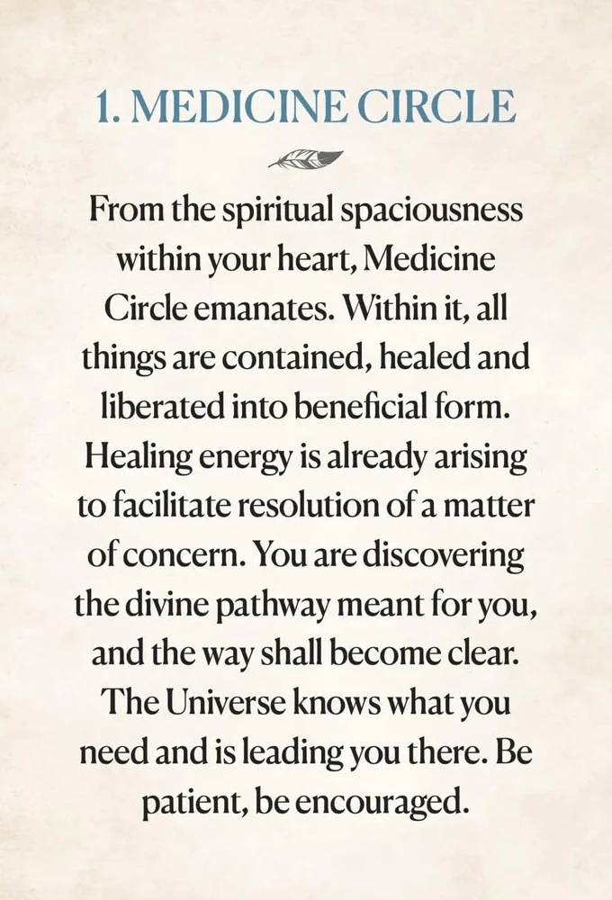 Orakulo kortos MEDICINE HEART ORACLE