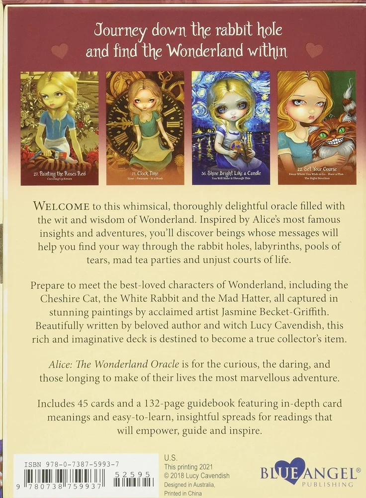 Taro kortos ALICE THE WONDERLAND ORACLE