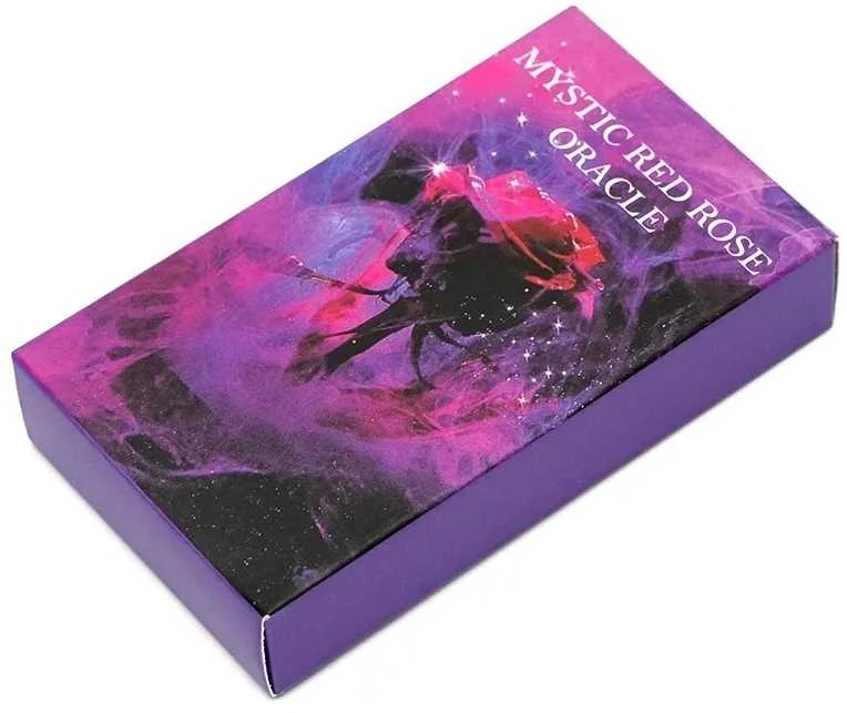 Būrimo kortos "Mystyc Raudona Rose Oracle"