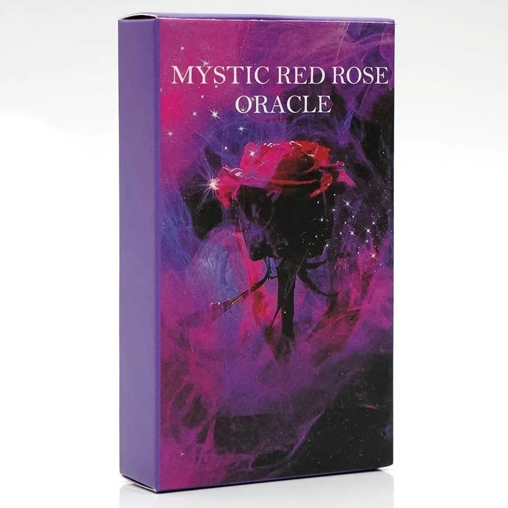 Būrimo kortos "Mystyc Raudona Rose Oracle"