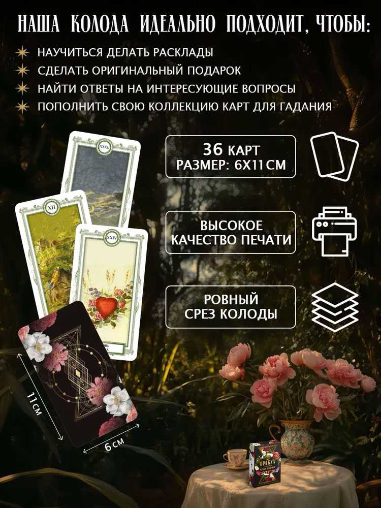 Lenormand taro kortos rusų kalba ORAKULAS