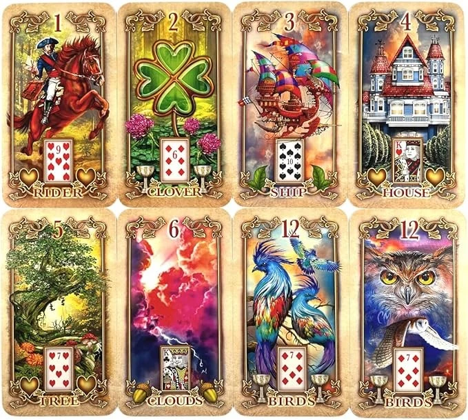 LUSTROUS LENORMAND kortos
