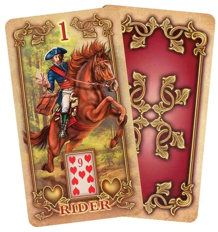 LUSTROUS LENORMAND kortos