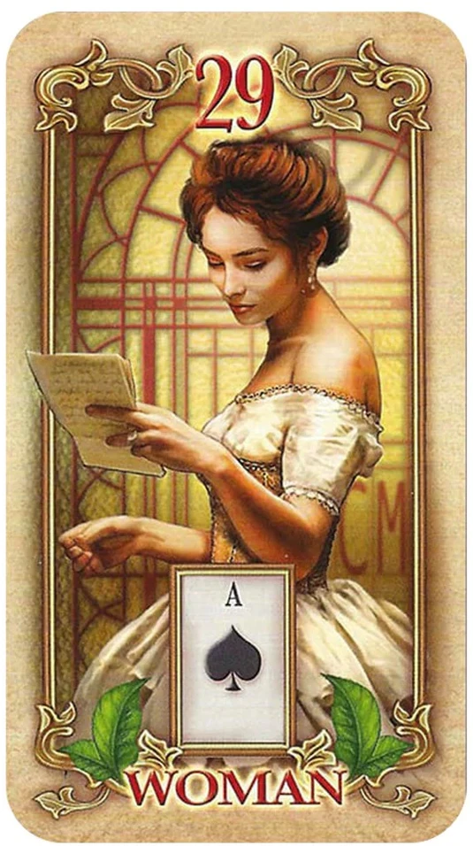 LUSTROUS LENORMAND kortos