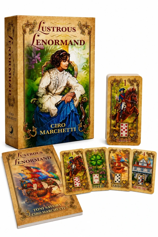 LUSTROUS LENORMAND kortos