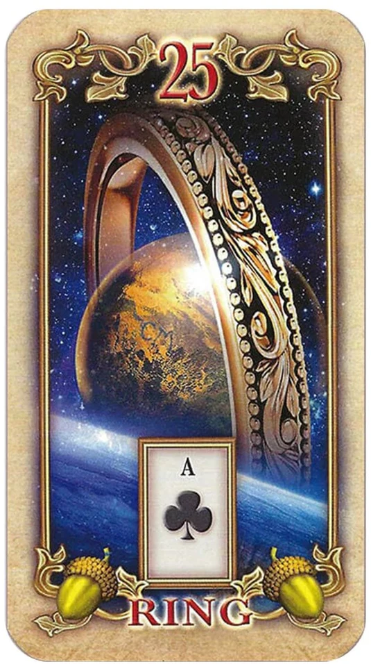 LUSTROUS LENORMAND kortos