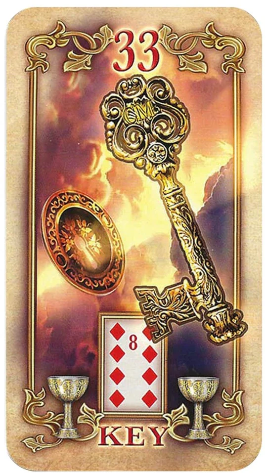 LUSTROUS LENORMAND kortos