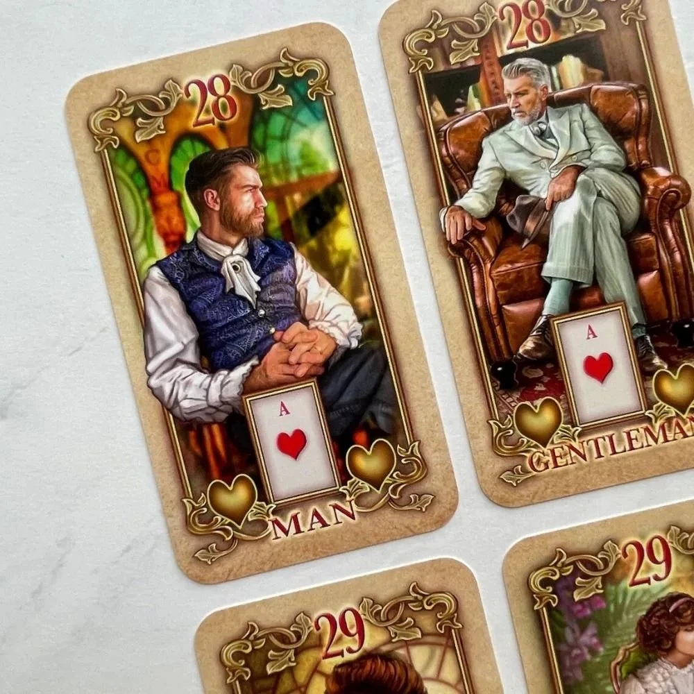 LUSTROUS LENORMAND kortos