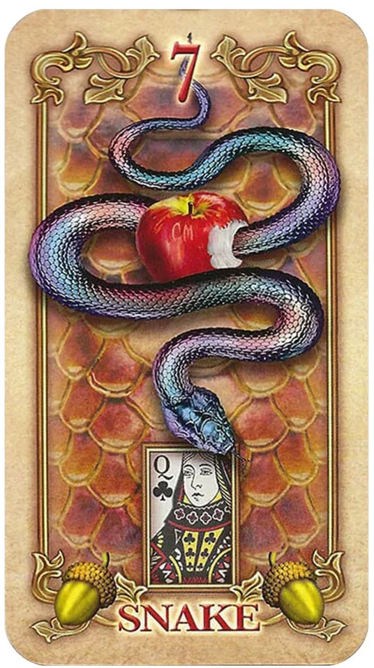 LUSTROUS LENORMAND kortos