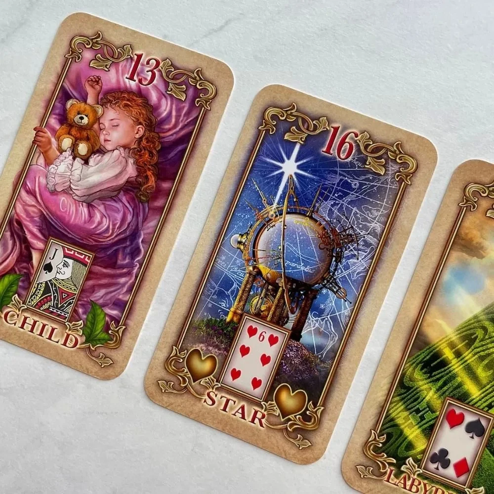 LUSTROUS LENORMAND kortos