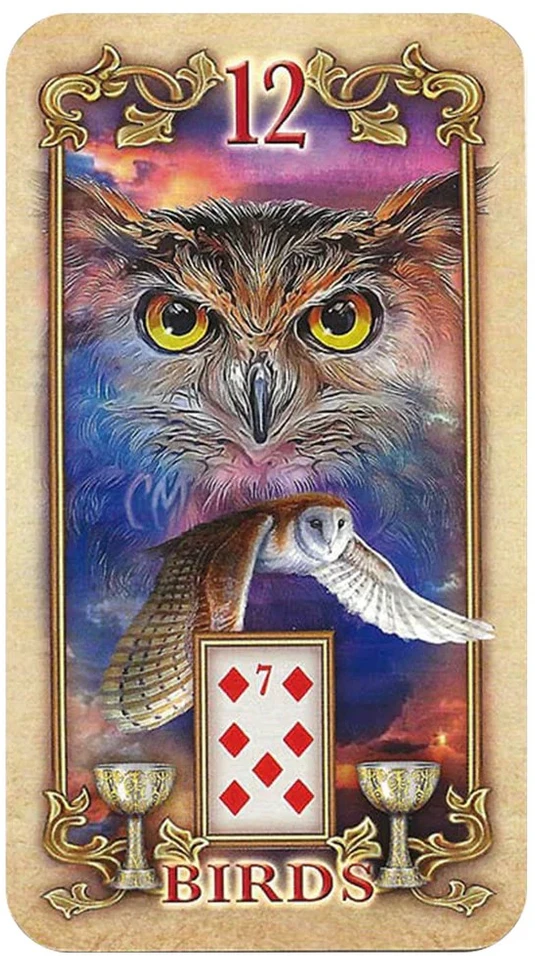 LUSTROUS LENORMAND kortos