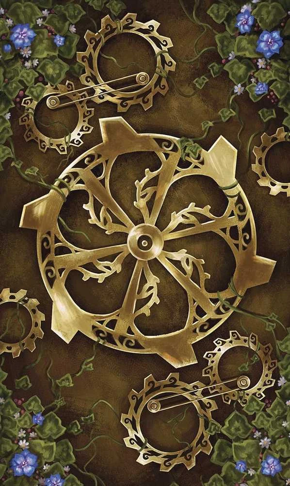 Originalios taro kortos STEAMPUNK FAERIE TAROT + knygutė