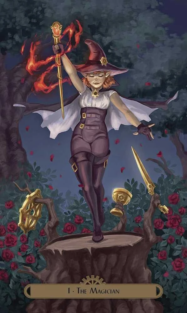 Originalios taro kortos STEAMPUNK FAERIE TAROT + knygutė