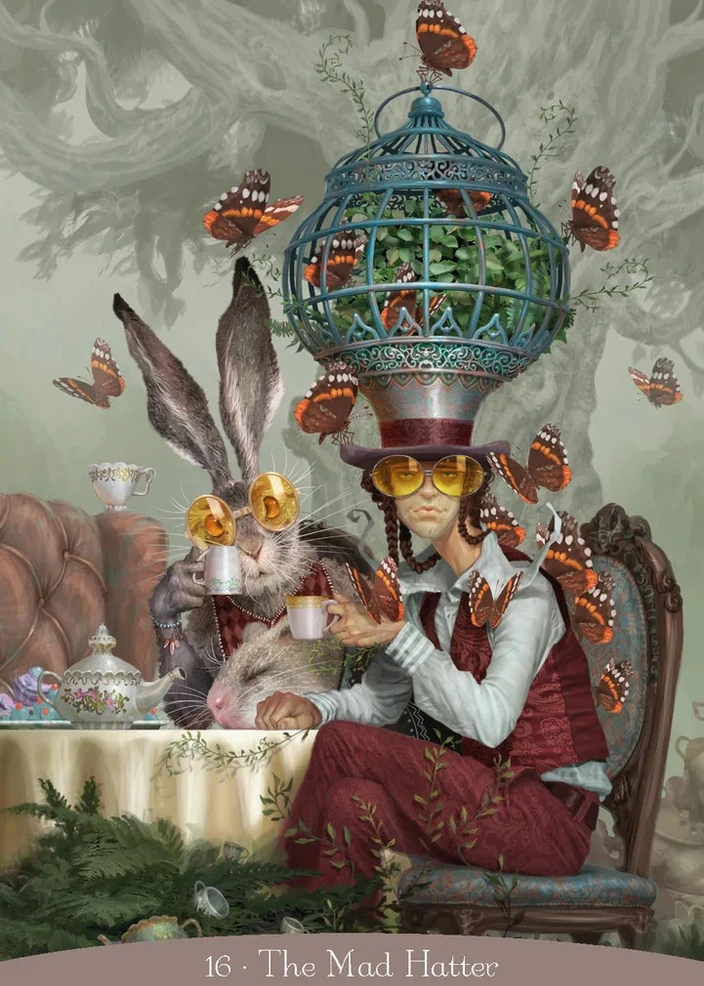 Orakulo kortos ALICE IN WONDERLAND