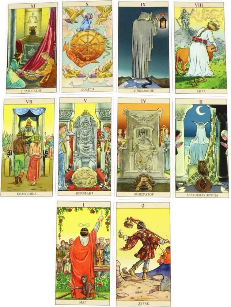 Taro kortos rusų kalba. TAROT OF THE NEW VISION