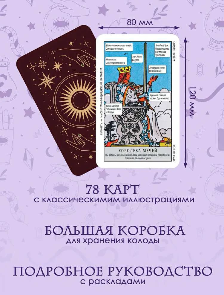 Mokomoji kortų kaladė rusų kalba, pradedantiesiems su paaiškinimais