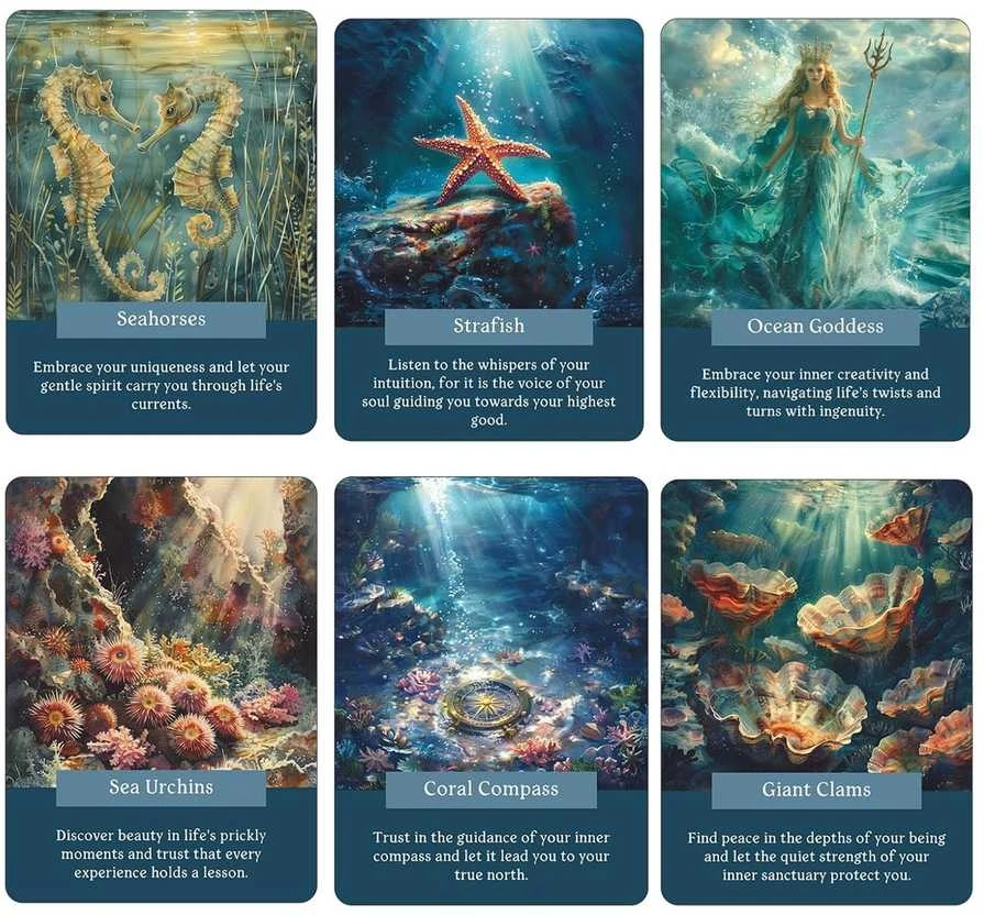 Orakulo kortos OCEAN OF WISDOM