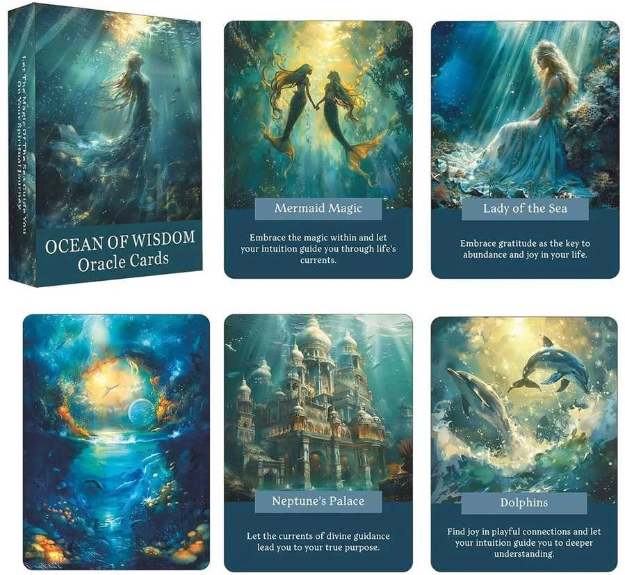 Orakulo kortos OCEAN OF WISDOM