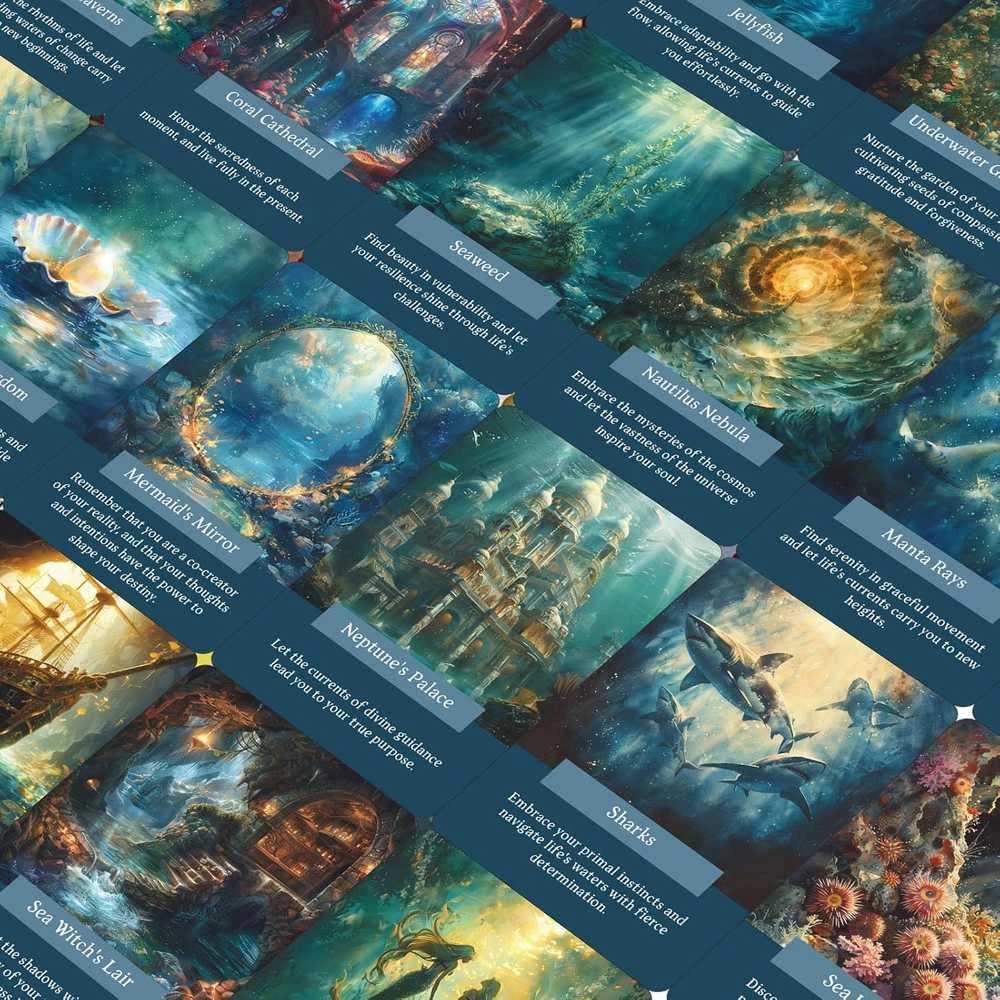 Orakulo kortos OCEAN OF WISDOM