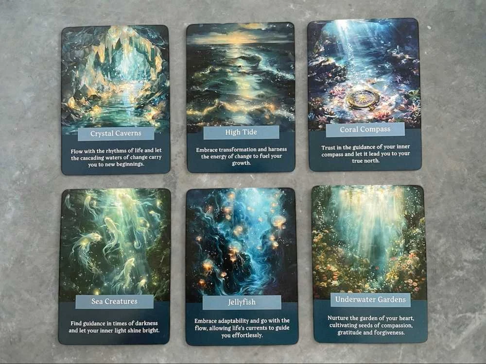 Orakulo kortos OCEAN OF WISDOM