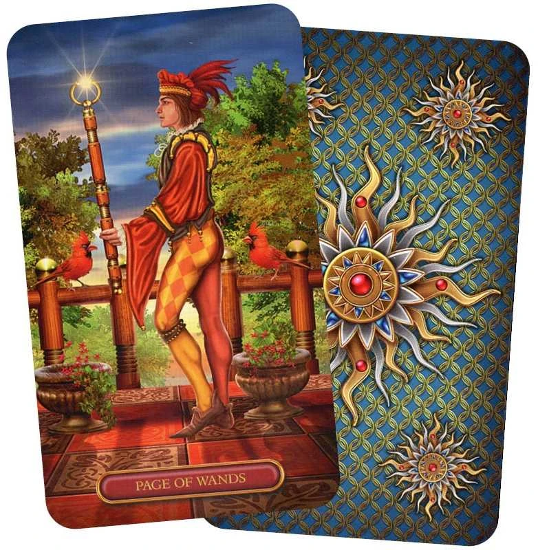Originalios Llewellyn taro kortos " Gilded Tarot Royale" + vadovas