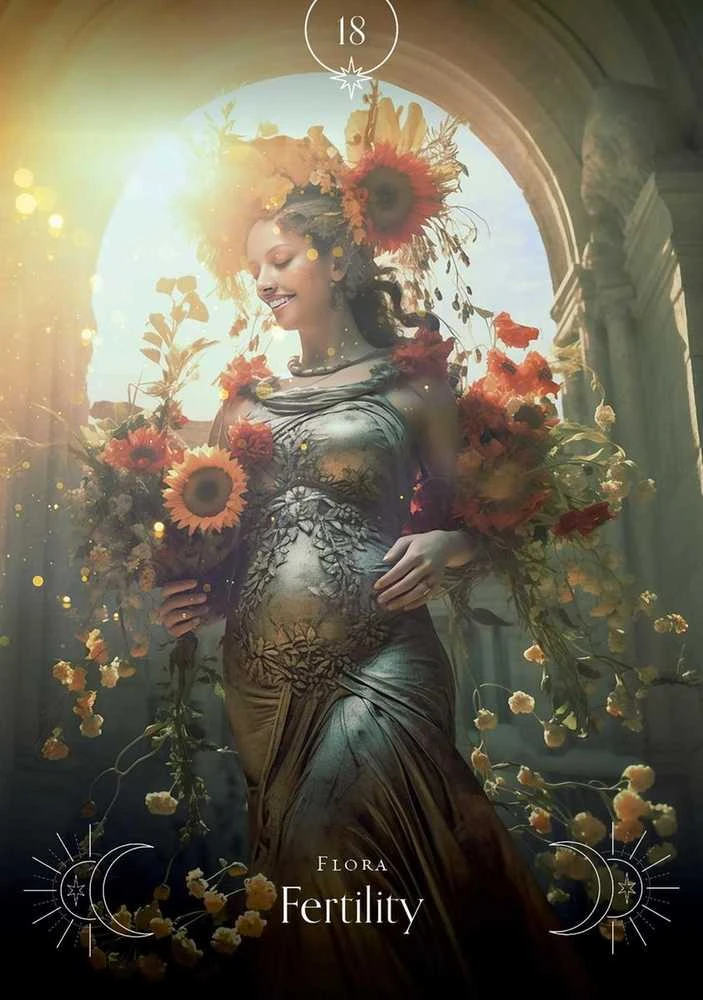 Originalios orakulo kortos QUEEN OF THE SUN, Rockpool®
