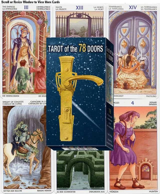 Originalios taro kortos 78 DOORS, Lo Scarabeo®