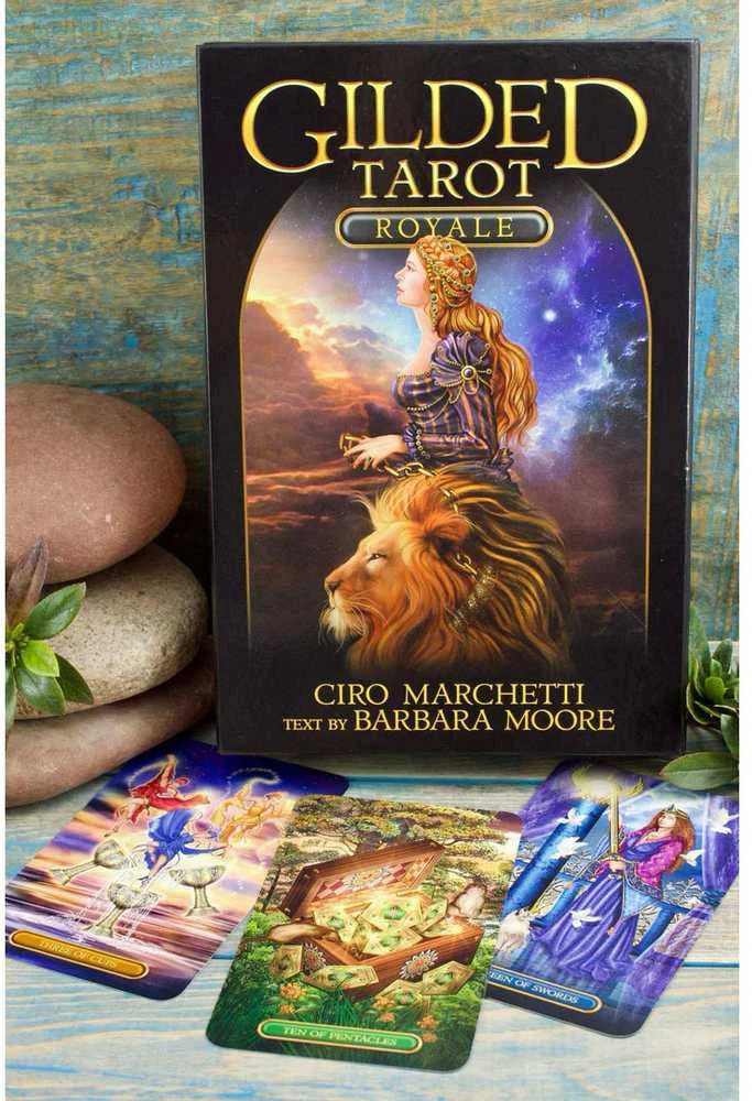 Originalios taro kortos GILDED TAROT ROYALE, LLEWELLYN®