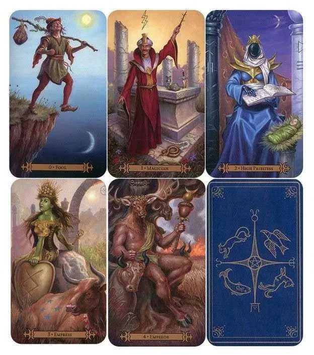 Originalios taro kortos SPELLCASTER'S TAROT, LLEWELLYN®