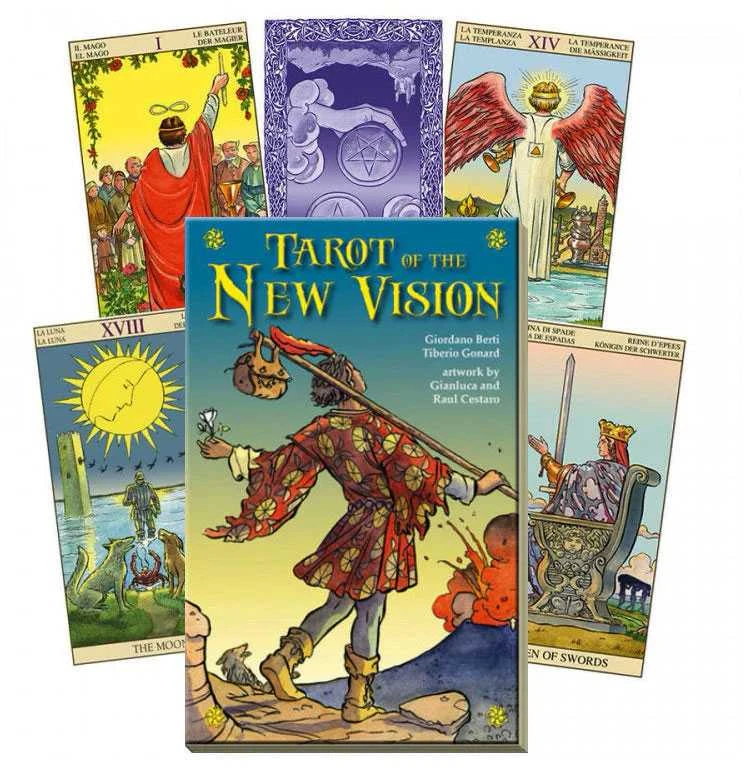 Originalios taro kortos TAROT OF THE NEW VISION, LO SCARABEO®