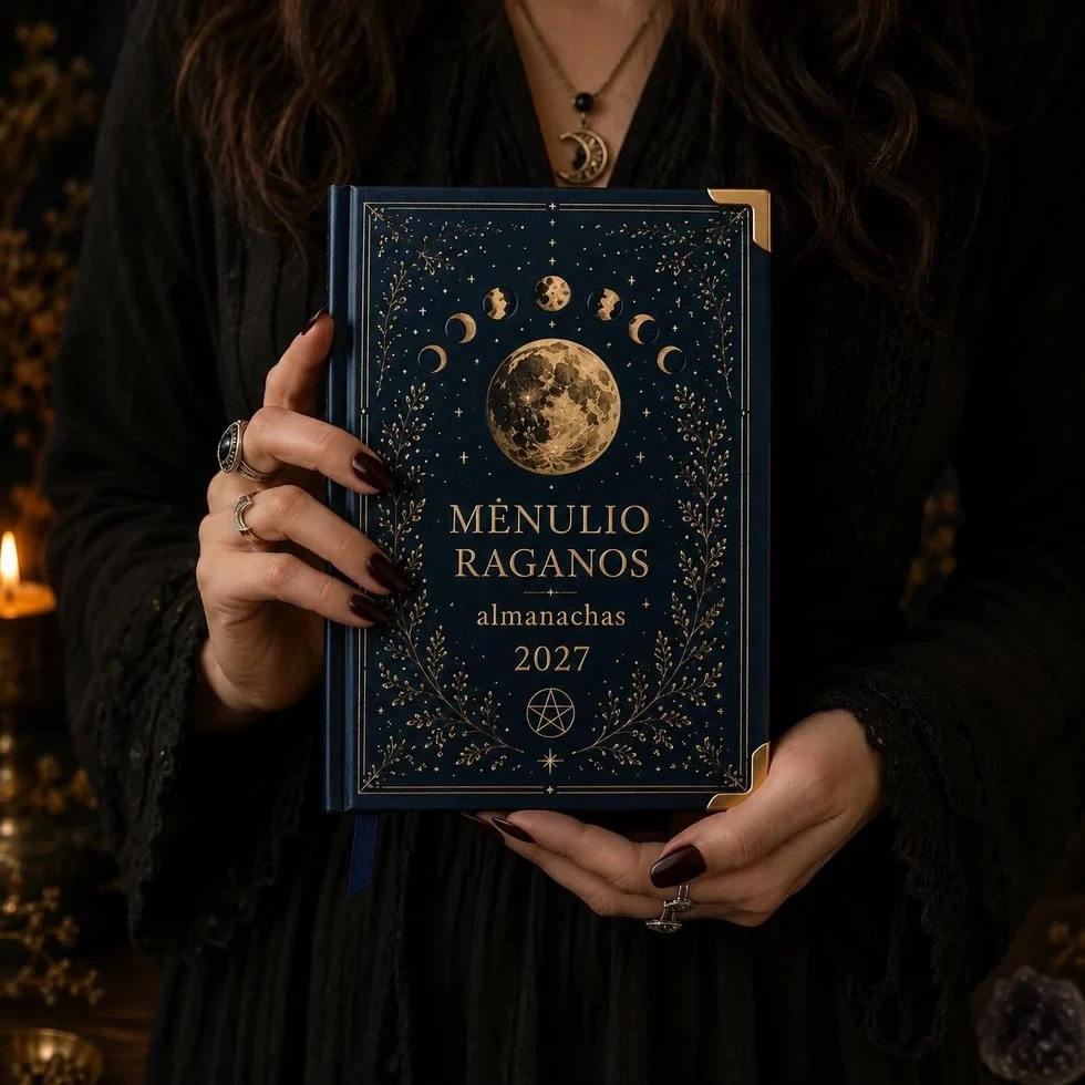 Knyga "Mėnulio raganos almanachas 2027"